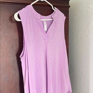 Sleeveless Lavender Top
